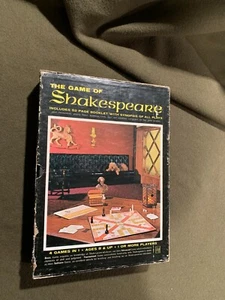 1966 The Game of Shakespeare Bookcase Game 4 Games in 1 52 Page Booklet Synopsis - Picture 1 of 6