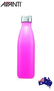 NEW AVANTI FLUID VACUUM 500ML STAINLESS STEEL WATER BOTTLE 500ML - FLURO PINK - Picture 1 of 1