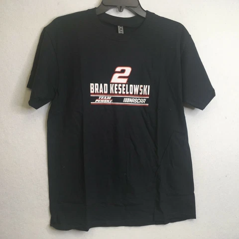 Ouray Sportswear Youth XL Black Brad Keselowski NASCAR Short Sleeve T-Shirt NWT Cover