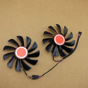 2pcs GPU Fan For XFX RX580/584/588 Graphics Card Fan 95mm Video Card Cooler Fans - Afbeelding 1 van 6