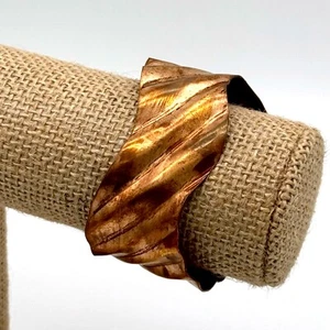 Bracciale Vinatge in ottone con finitura rame - Bracciale vintage - Foto 1 di 9