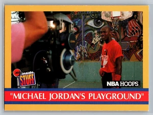 1990-91 NBA Hoops Michael Jordan’s Playground Insert #382 Chicago Bulls FREE SHP - Picture 1 of 2