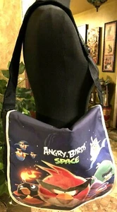 NEW Angry Birds Space Messenger Bag Lightweight Colorful Adjustable Strap - Picture 1 of 11