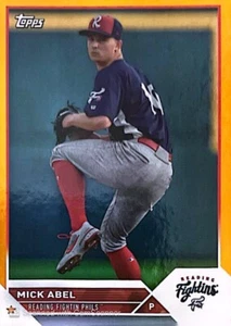 2023 Topps Pro Debut MICK ABEL Orange Foil /25 Phillies - Picture 1 of 2
