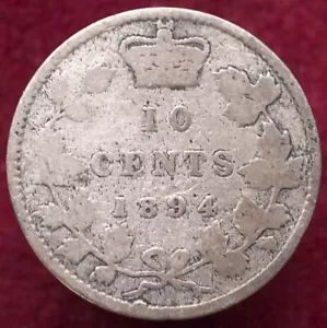Canada 10 centesimi 1894 (J0107) - Foto 1 di 2