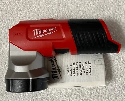 New Milwaukee 49-24-0146 12V 12 Volt M12 LED Flashlight Rotating Head Cordless - Image 1 of 4