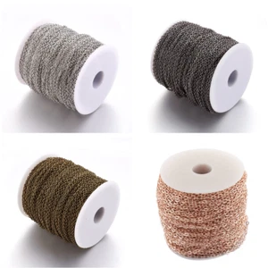 100 m/rollo Hierro Cruz Accesorio Sin Soldar Plomo Joyería Artesanal 3x2x0,5 mm - Imagen 1 de 22