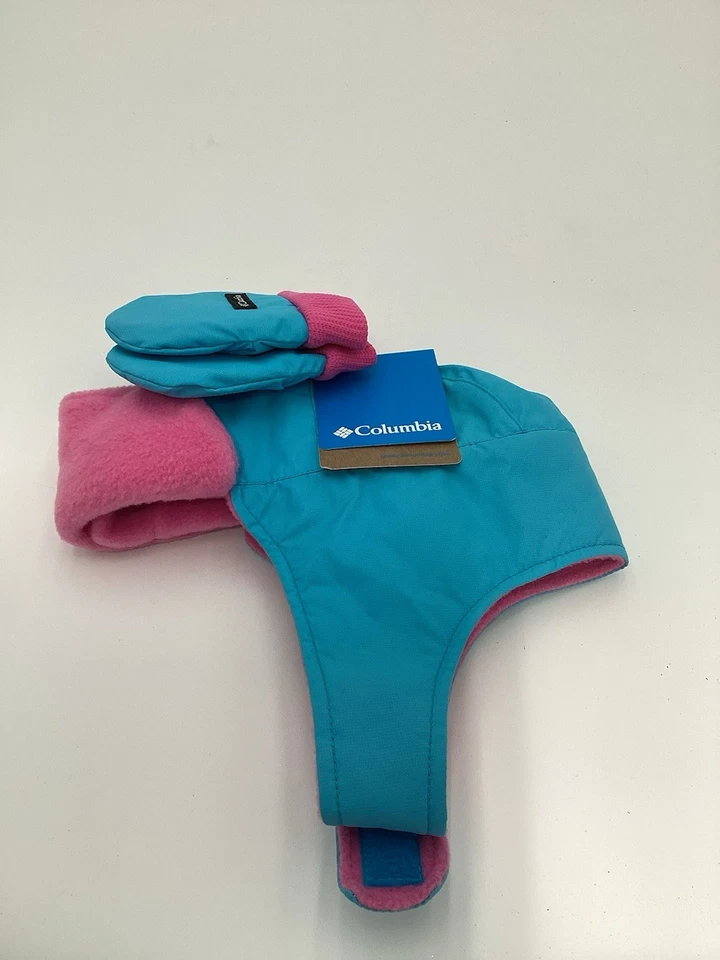 Columbia шляпа с наушником и варежки комплект младенца O/S новый с ярлыками - Изображение 1 из 4