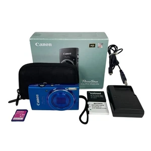 Canon PowerShot ELPH 150 IS 10x Zoom Kompakt Digitalkamera Blau Konvolut Getestet - Bild 1 von 14