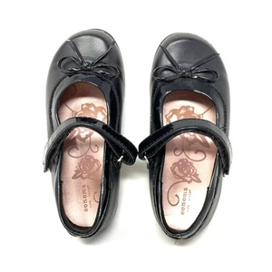Zapatos de vestir Sonoma Life Style negros de gancho y bucle para niñas pequeñas - Imagen 1 de 8