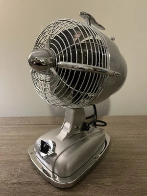 Fanimation Urbanjet 12.5"x9" Desk Portable Table Fan 3 Speed Sonic Silver FP7958 - Image 1 of 4