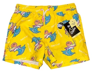 Art Class-Children’s Boxer Swimming Trunks-Large (10/12) -Lime Green-Snails-New - Picture 1 of 8