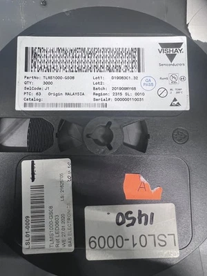 10X TLMS1000-GS08 LED, Rot, 0603, 2 mA, 1.8 V, 636 nm, - Bild 1 von 2