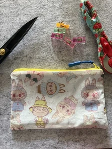 Handmade LABUBU makeup Pouch Zipper NWOT - Picture 1 of 8