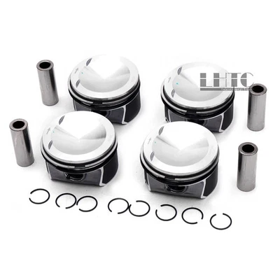 4x Oversized Pistons Rings Set Φ21mm +0.50 for Audi S3 TTS VW Golf CDL BWJ 2.0T - Image 1 of 4