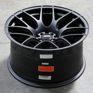 17x7 Flat Black Wheels XXR 530 4x100/4x114.3 35 (Set of 4) 73.1 - Picture 1 of 6