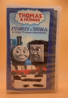Thomas & Friends - Steamies vs. Diesels VHS Former Rental Cut Box *Buy 2 Get 1* - Image 1 of 3