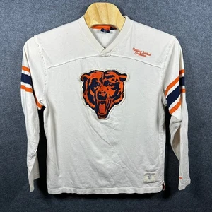NFL Chicago Bears Men M Big Embroidered Bear Gridiron Classic Long Sleeve Shirt - Picture 1 of 13
