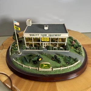 Vintage Danbury Mint 1958 John Deere Dealership Building 20x8x4” Remove Roof Bks - Picture 1 of 10