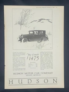 Anuncio de revista - 1924 - Hudson Motor Car Co. - Detroit, MI - Coach - (#3) - Imagen 1 de 1