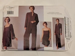 Vintage Sewing Pattern Vogue 2006- Lauren Sara Dress Tunic Skirt Pants1997 8-12 - Picture 1 of 2