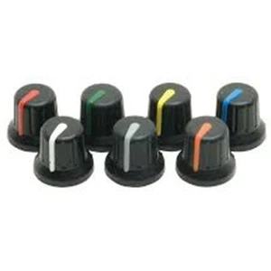 Knobs ( Choose Colour Pointer Knobs )16mm Knob Diameter, 6mm Shaft Size, - Picture 1 of 1