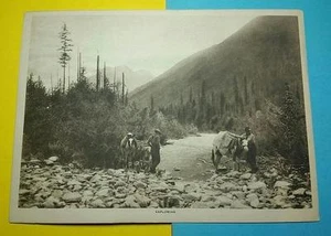 RARE VINTAGE 1913 THE MENTOR PRESS PHOTO PRINT - 1913 EXPLORING the U.S. - Bild 1 von 2