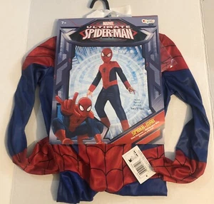 Spiderman Superhero Halloween Sz M 7-8 Costume Boys 0C23 - Picture 1 of 4