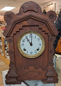 Vintage Ansonia New York Chiming Mantle Clock with Pendulum - fully working - Picture 1 of 5