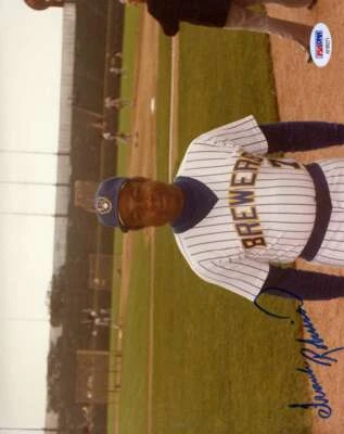 Frank Robinson Psa Dna Coa Autograph 8x10 Brewers Photo  Hand Signed Authentic - Image 1 of 2