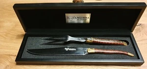 Laguiole en Aubrac Tranchierbesteck Grand Chef Schlangenholz  - Bild 1 von 11