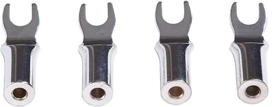 CARDAS AUDIO 4 Pcs CARDAS BTS Premium Banana to Spade Adapters speaker binding post 6.3mm 1/4