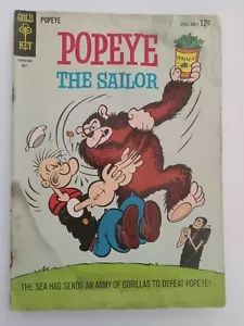 Gold Key Comics POPEYE #72 copertina in buoni interni è in ottime condizioni - Foto 1 di 3