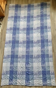 Blue Hanukkah Large Rectangular Tablecloth Woven Tapestry 56 x 96” Candle Star - Picture 1 of 8