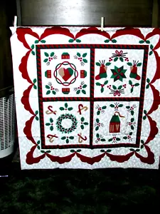 COLGADOR DE PARED NAVIDAD cortar y coser o edredón panel 36x36" (coser rm bx 3) - Imagen 1 de 6