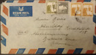 PALESTINE COVER MARCH 1948 TEL AVIV TO GERMANY AIRMAIL 40MILS