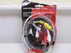 GE- Audio/Video Cable - 6ft AV23216 - Picture 1 of 2