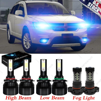 Светодиодные противотуманные фары дальнего и ближнего света для Dodge Journey 2010 2011-2019 гг. — 8000 К - Изображение 1 из 4