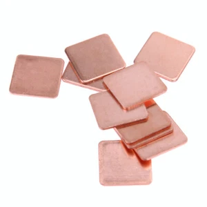 10 pcs 15mmx15mm 0.3mm to 2mm Heatsink Copper Shim Thermal Pads for Laptop - Bild 1 von 18