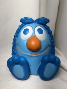 Vintage Gabriel Friendly Blue Monster 1978 CBS Toys 5” Rubber Squeak Toy Works - Picture 1 of 3