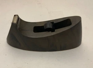 Vintage Used 3M Scotch C-15 Brand Decor Tape Dispenser Brown Swirl Weighted MCM - Picture 1 of 5