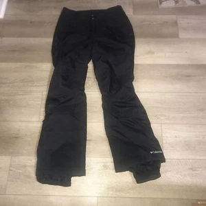 Columbia Omni Heat Mountain Snowboard Ski Pants Black Insulated Mens S - Picture 1 of 3
