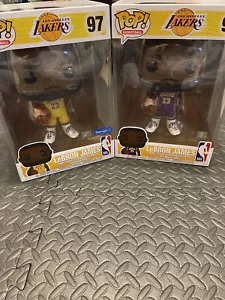 Pop! Basketball NBA Lakers Lebron James 10” Vinyl Figure 97/98 Exclusive Walmart - Picture 1 of 6