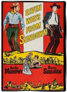 Seven Ways from Sundown 1960 DVD - Audie Murphy, Barry Sullivan - Picture 1 of 12
