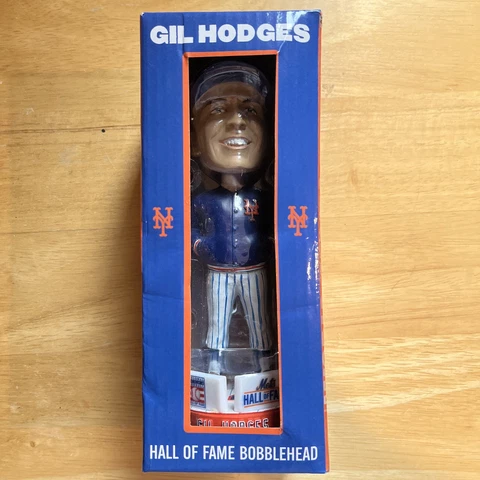 2022 Gil Hodges Hall of Fame Bobblehead SGA New York Mets SGA LA Dodgers NY NIB Cover