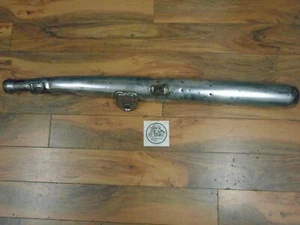 1976 YAMAHA RD400 LEFT EXHAUST MUFFLER OEM #1A1-14710 - Picture 1 of 9