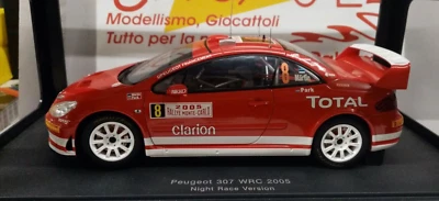 AUTOART 1/18 -PEUGEOT 307 WRC 2005 NIGHT RACE VERSION #8 RALLYE MONTE CARLO 2005 - Immagine 1 di 4