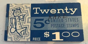 US STAMP  BK112 Washington 5 cent  Slogan 2 - Picture 1 of 2