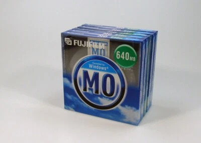 5x Unopened Fujifilm 3.5inch 640MB Rewritable MO Disk / Windows formatting - Image 1 of 3