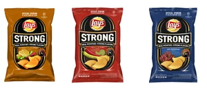 LAYS LAY'S STRONG - VERY SPICY  - 130G -BIG CHOICE- VERY CRISPY  - POTATO CHIPS - Picture 1 of 4